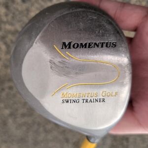 Momentus Golf Swing Trainer Driver with Training Grip Aid RH 36 oz Right Handed